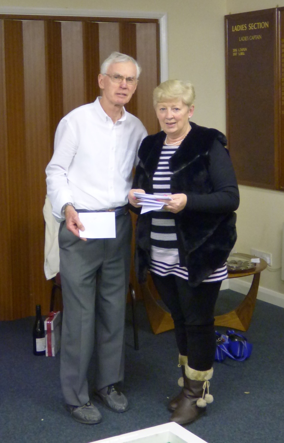 John Battersby 101 Singles Winner with Pam Butler